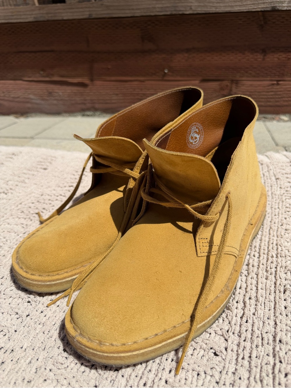 Clark’s Men's Tan Suede Desert Boot Chukka Boots